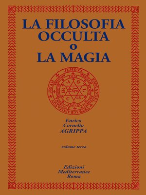 cover image of La Filosofia Occulta o la Magia